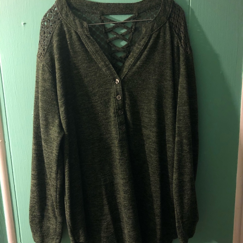 Army green long sleeve